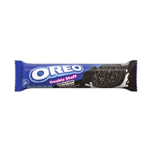 Oreo Double Stuff Creme Biscuit Dark Choc Mudcake 131g