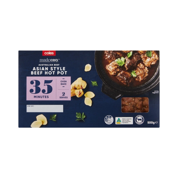 Coles Made Easy Asian Style Beef Hot Pot 500g