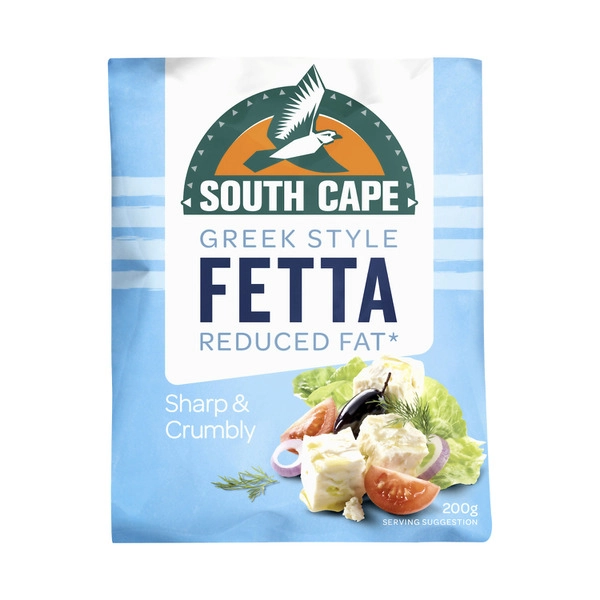 South Cape Reduced Fat Greek Style Fetta 200g