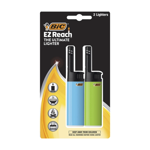 Bic Ez Reach Lighters 2 pack