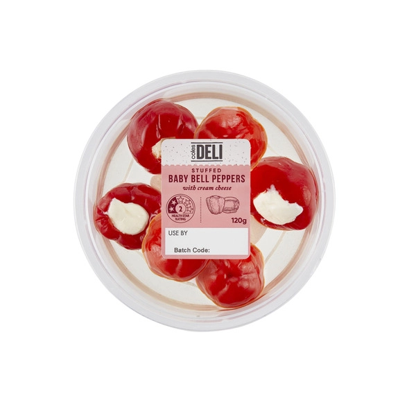 Coles Baby Bell Peppers Cream Cheese 120g