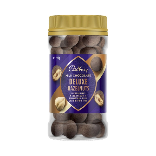 Cadbury Chocolate Coated Deluxe Hazelnut 190g