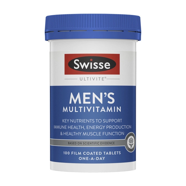 Swisse Ultivite Men's Multivitamin With Key Nutrients 100 pack