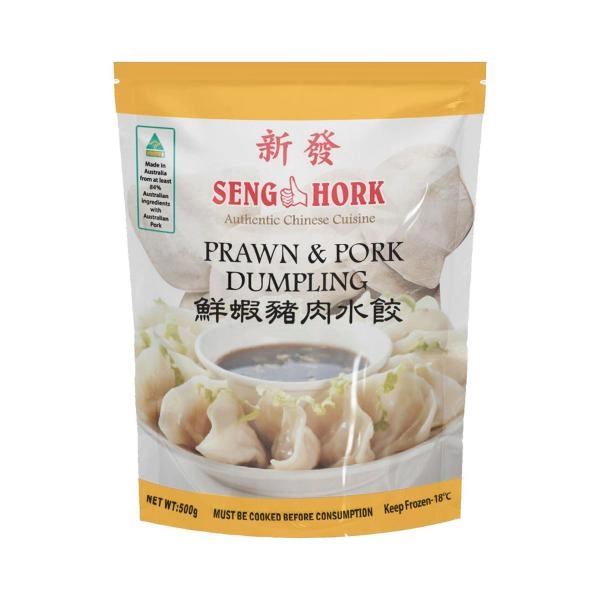 Seng Hork Prawn & Pork Dumplings 500g