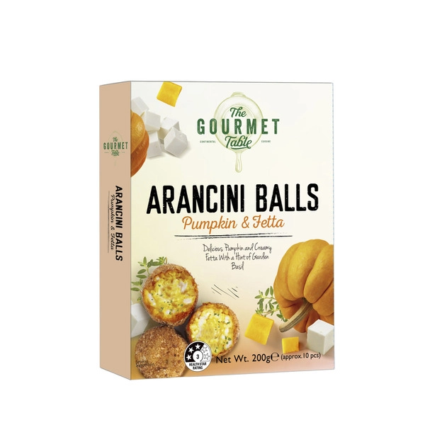 Gourmet Table Pumpkin & Fetta Arancini 200g