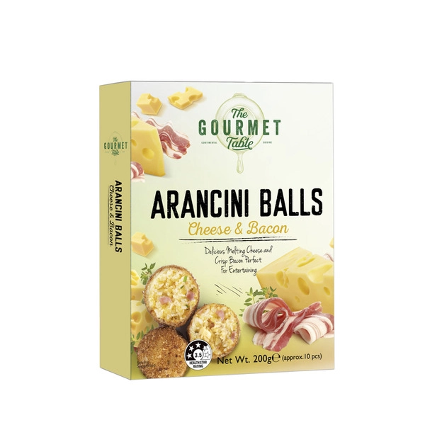 Gourmet Table Cheese & Bacon Arancini 200g