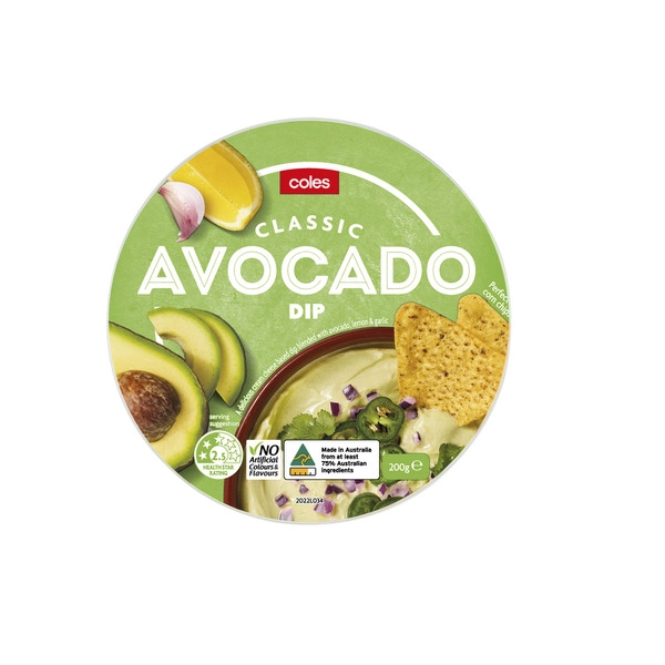 Coles Avocado Dip 200g