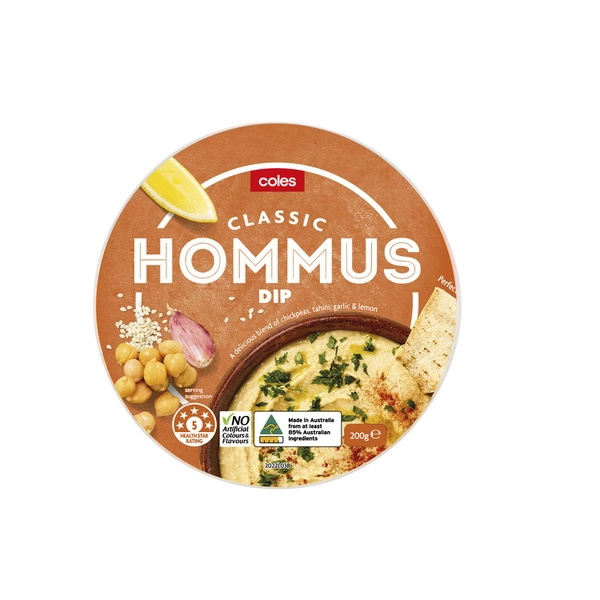 Coles Hommus Dip 200g