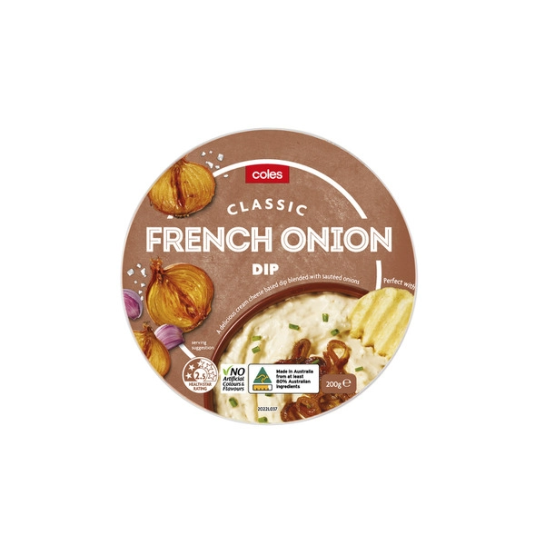 Coles French Onion Dip 200g