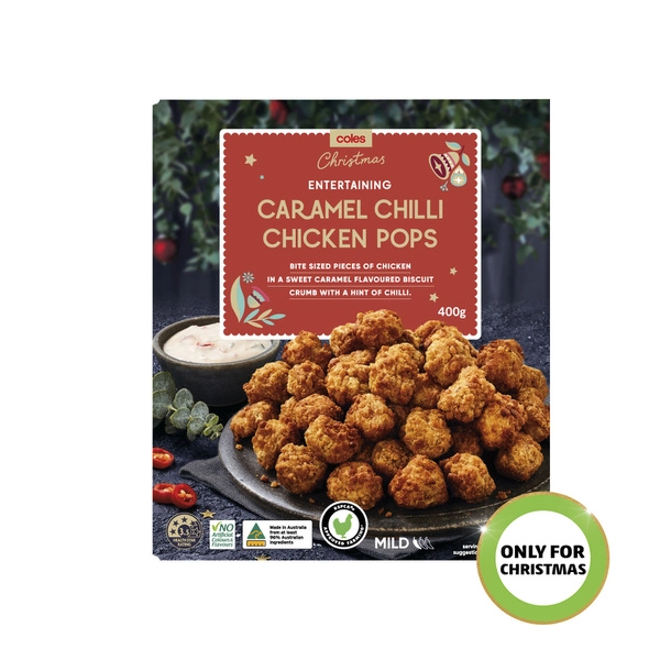 Coles Popcorn Chicken Chilli Caramel 400g