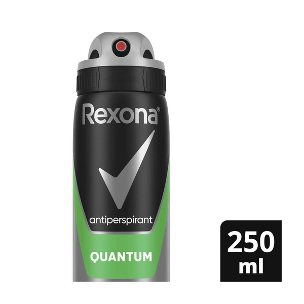 Rexona Men's Antiperspirant Aerosol Deodorant Quantum 250mL