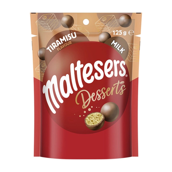 Maltesers  Tiramisu Milk Chocolate Snack & Share Bag 125g