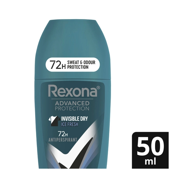 Rexona Men 72hours Advanced Protection Antiperspirant Roll On Invisible Dry Ice Fresh 50mL