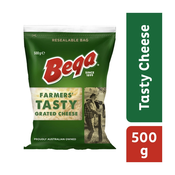 Bega Dairy Tasty Grated Cheese 500g