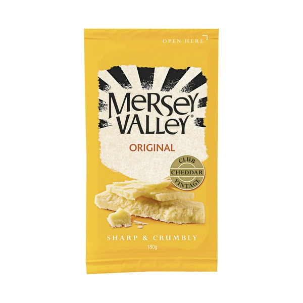 Mersey Valley Club Dairy Original Vintage Cheddar Cheese 180g