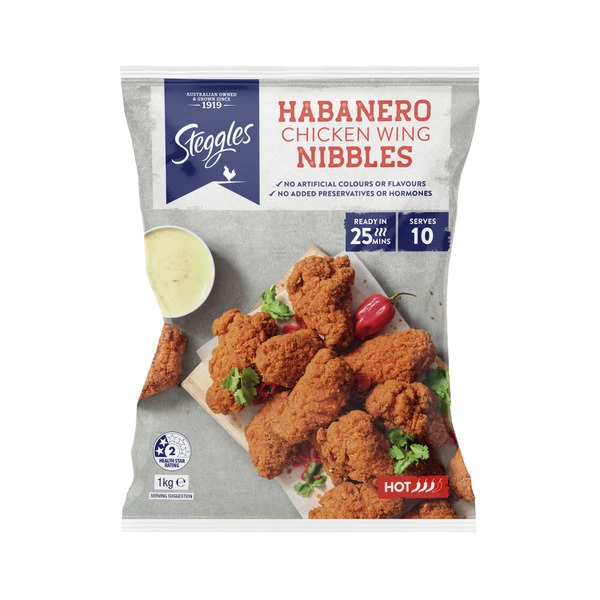 Steggles Habanero Chicken Wings 1kg