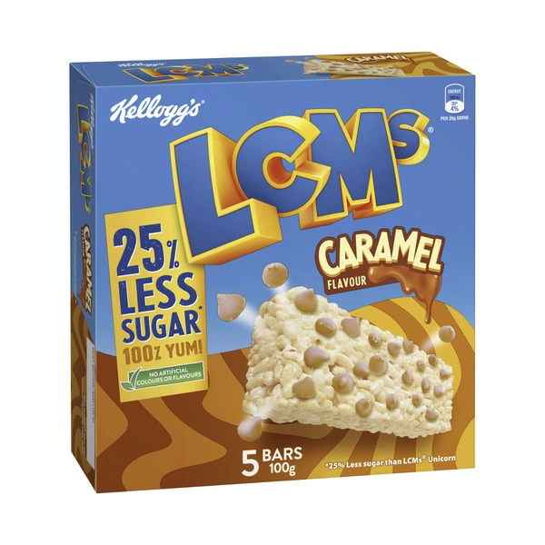 Kellogg's LCMs 25% Less Sugar Caramel 5 Pack 100g