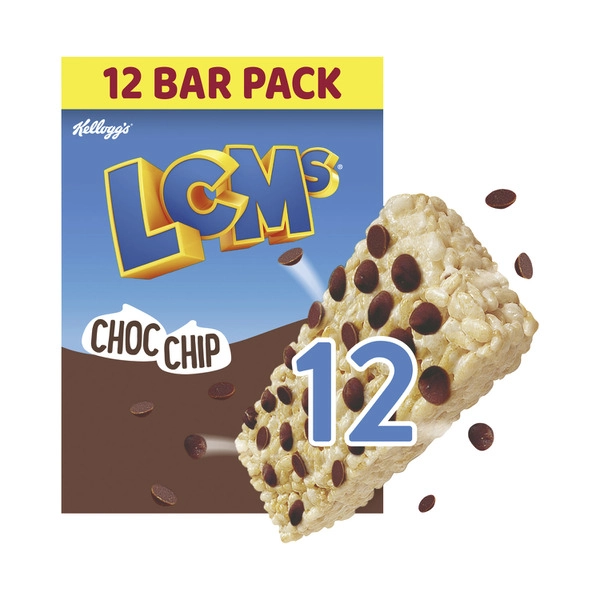 Kellogg's LCMs Rice Bubbles Choc Chip 12 Pack 240g