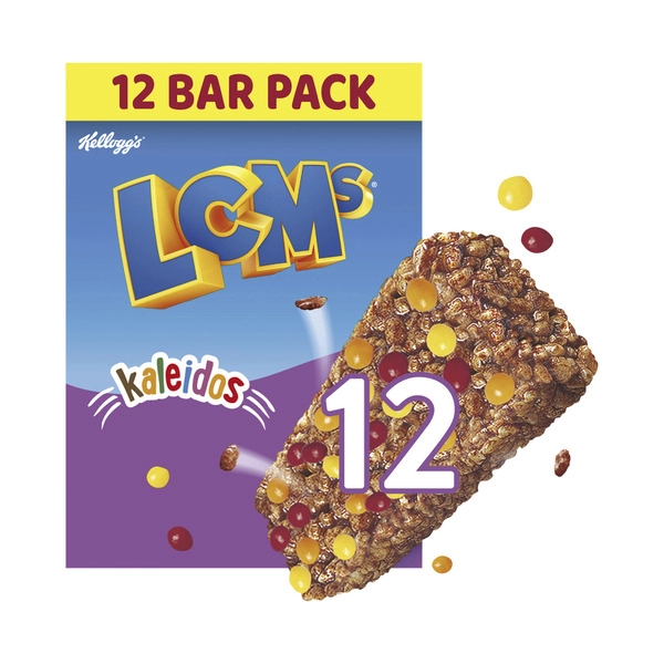 Kellogg's LCMs Rice Bubbles Kaleidos 12 Pack 240g