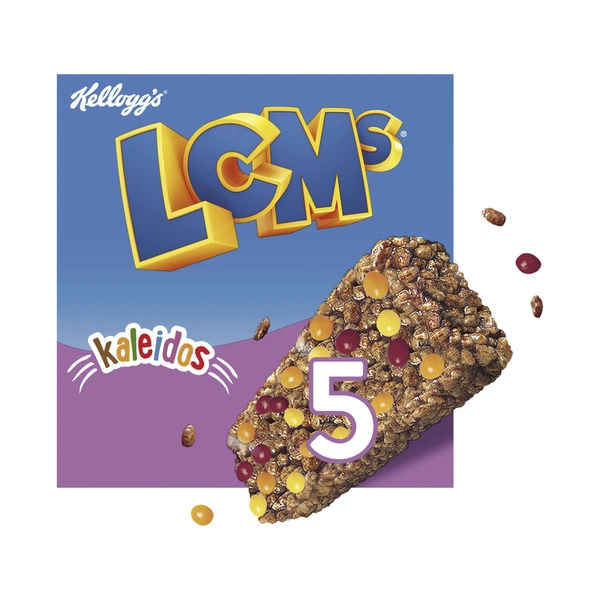 Kellogg's LCMs Rice Bubbles Kaleidos 5 Pack 100g