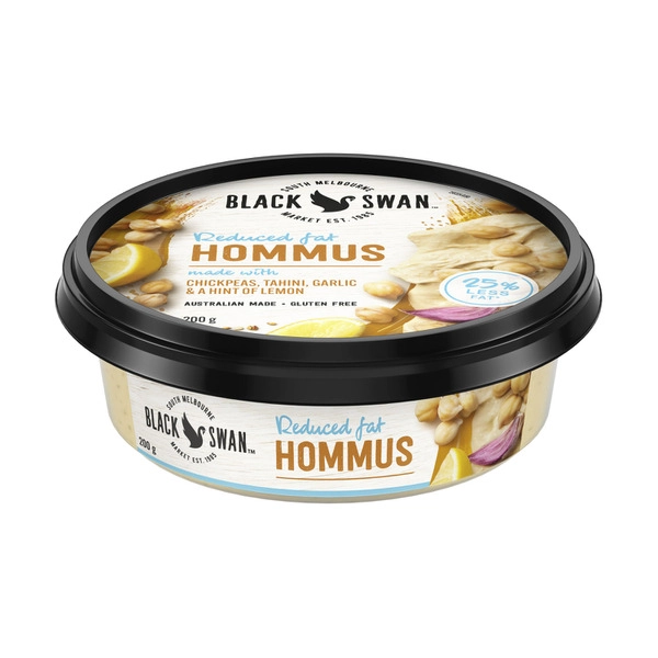 Black Swan Dip BLACK SWAN DIP REDUCED FAT HOMMUS 200G 