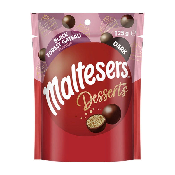 Maltesers Black Forest Gateaux Chocolate Snack & Share Bag 125g