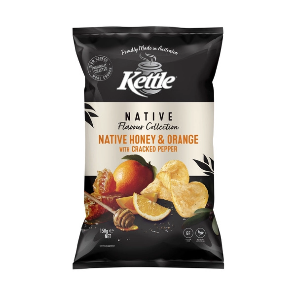 Kettle Natives Honey Orange With Tas Pepper 150g