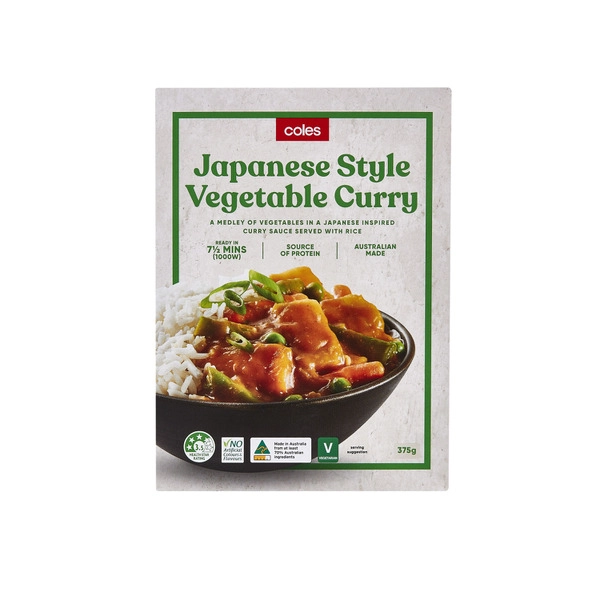 Coles Japanese Style Vegetable Curry 375g