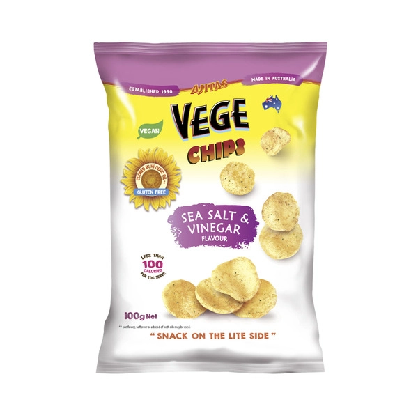 Vege Chips Sea Salt & Vinegar 100g