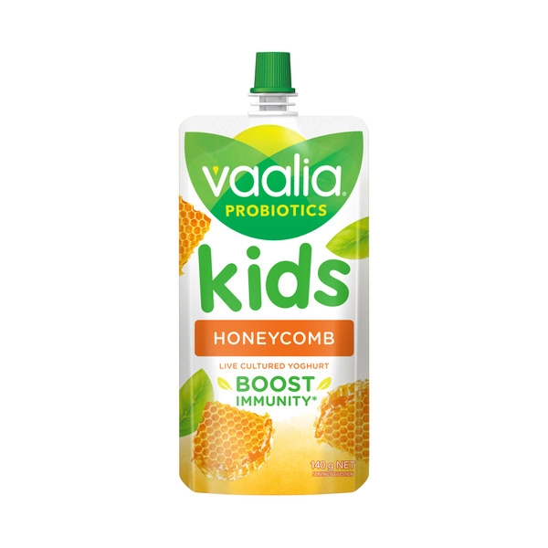 Vaalia Kids Yoghurt Pouch Honeycomb 140g