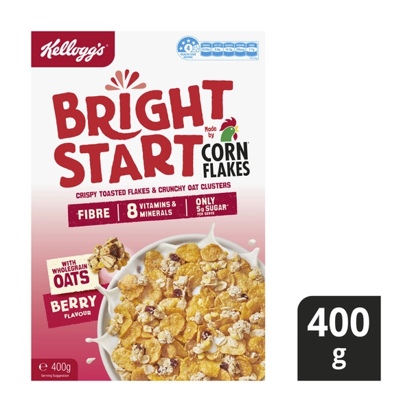 Kellogg's Bright Start By Cornflakes Berry Flavour 400g