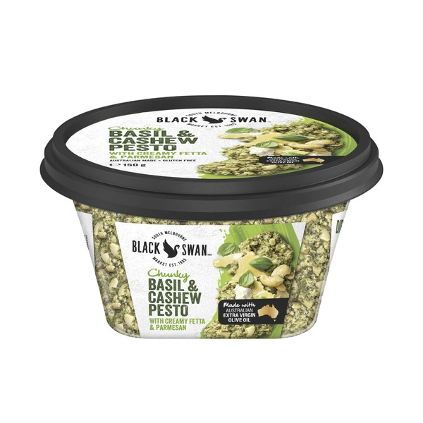 Black Swan Dip Chunky Basil Pesto & Cashew 150g