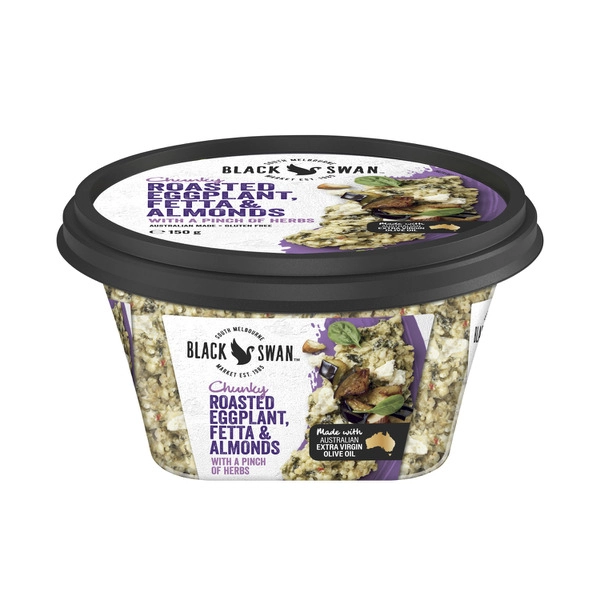 Black Swan Dip Chunky Eggplant Fetta & Almond 150g