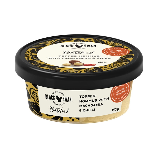 Black Swan Dip Batched Hommus Chilli & Macadamia 150g