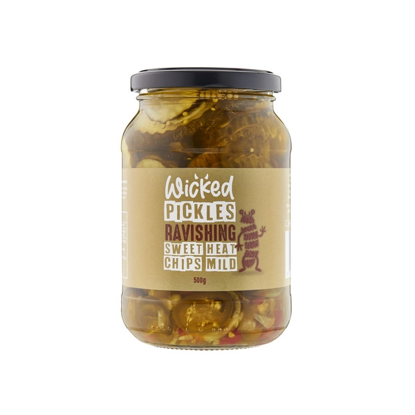 Wicked Sweet Heat Pickle Chips Mild 500g