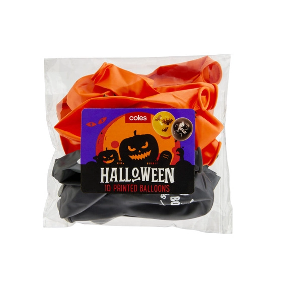 Halloweeen Printed Balloons 10 pack