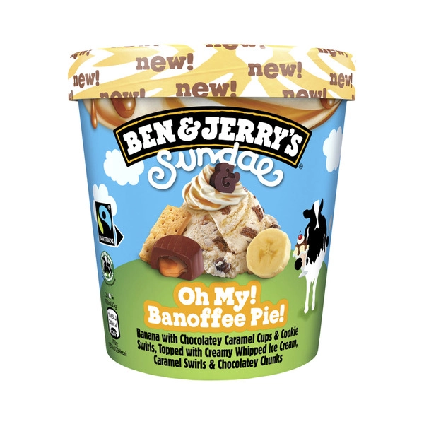 Ben & Jerry's Ice Cream Oh My! Banofee Pie Sundae 427mL