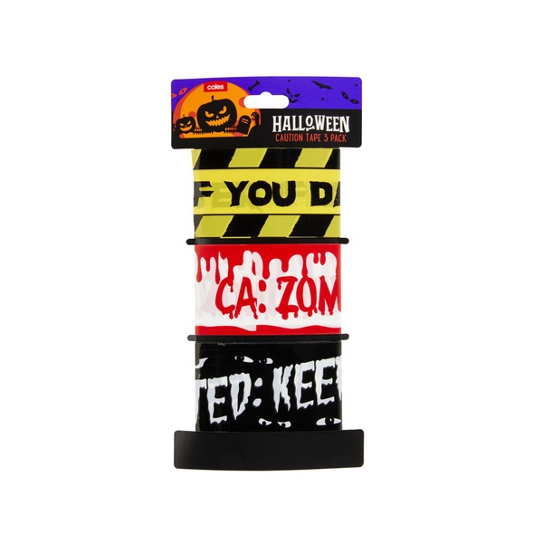 Halloweeen Caution Tape 3 pack