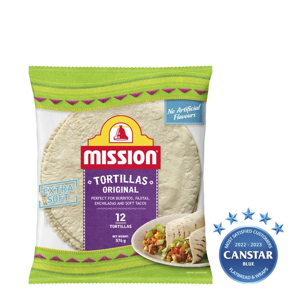 Mission Original Burrito 12 Tortillas 576g