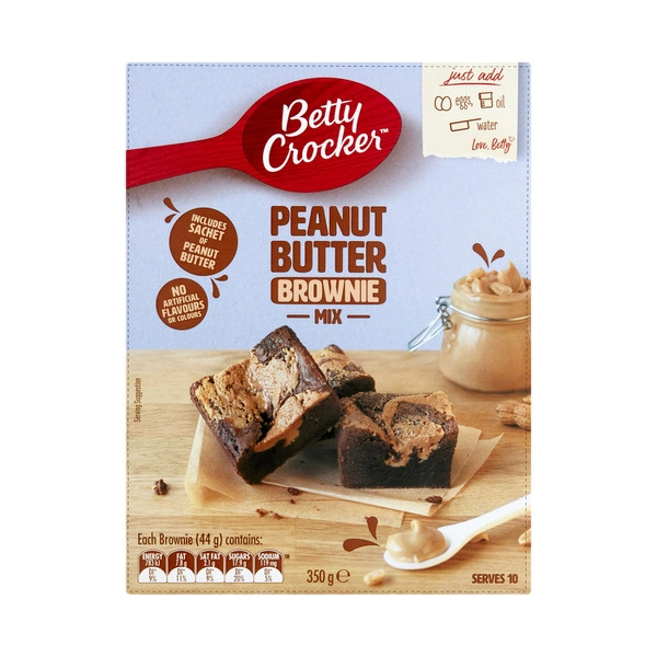 Betty Crocker BETTY CROCKER PEANUT BUTTER BROWNIE 350G 