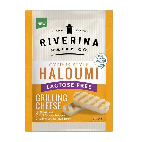 Riverina Haloumi Lactose Free 180g