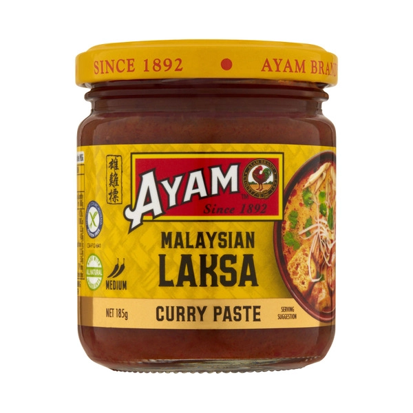 Ayam Malaysian AYAM MALAYSIAN LAKSA SOUP PASTE 185G 