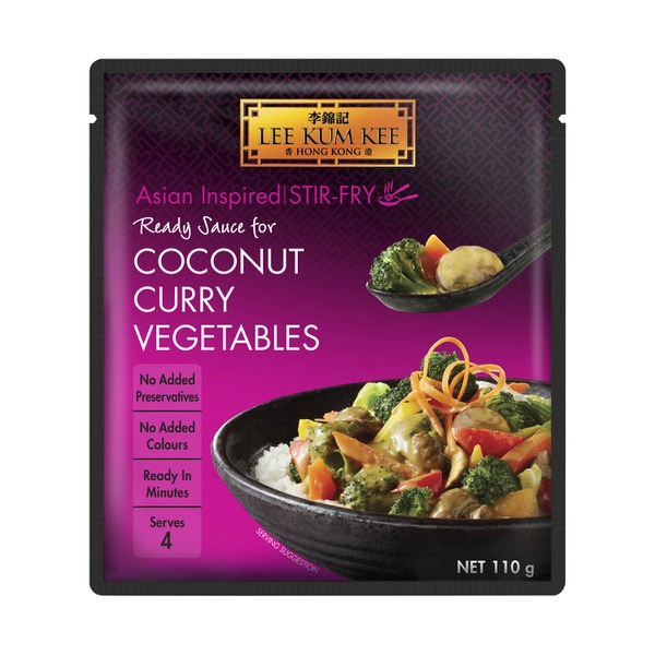 Lee Kum Kee Ready Sauce Coconut Curry Vegetables 110g