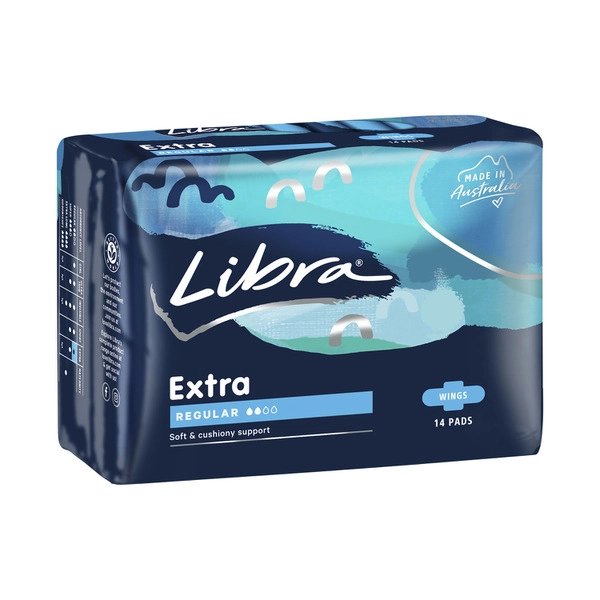 Libra Exta Regular With Wings Pads 14 pack