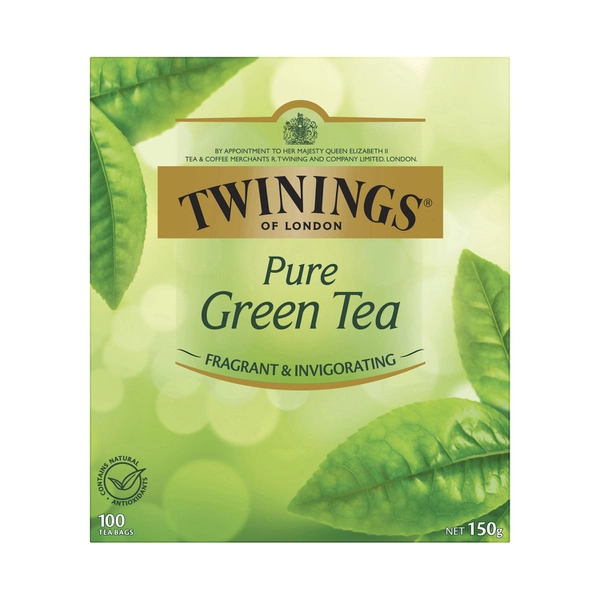 Twinings Pure Green Tea Bags 100 pack 150g