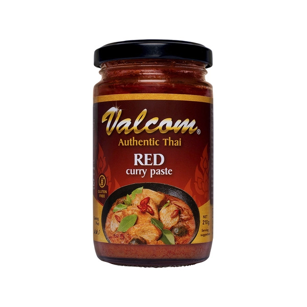 Valcom Red Curry Paste 210g