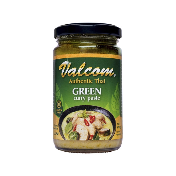 Valcom Green Curry Paste 210g