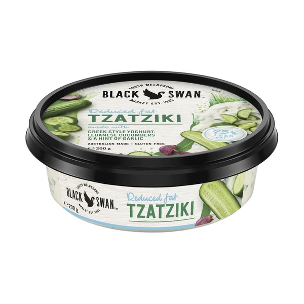 Black Swan Dip BLACK SWAN DIP REDUCED FAT TZATZIKI 200G 