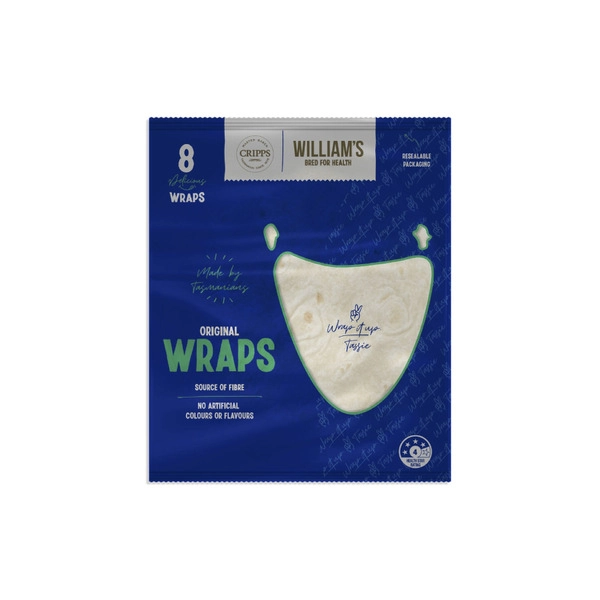 Williams White Wraps 8 pack