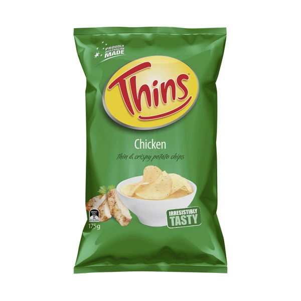 Thins Chicken Potato Chips 175g